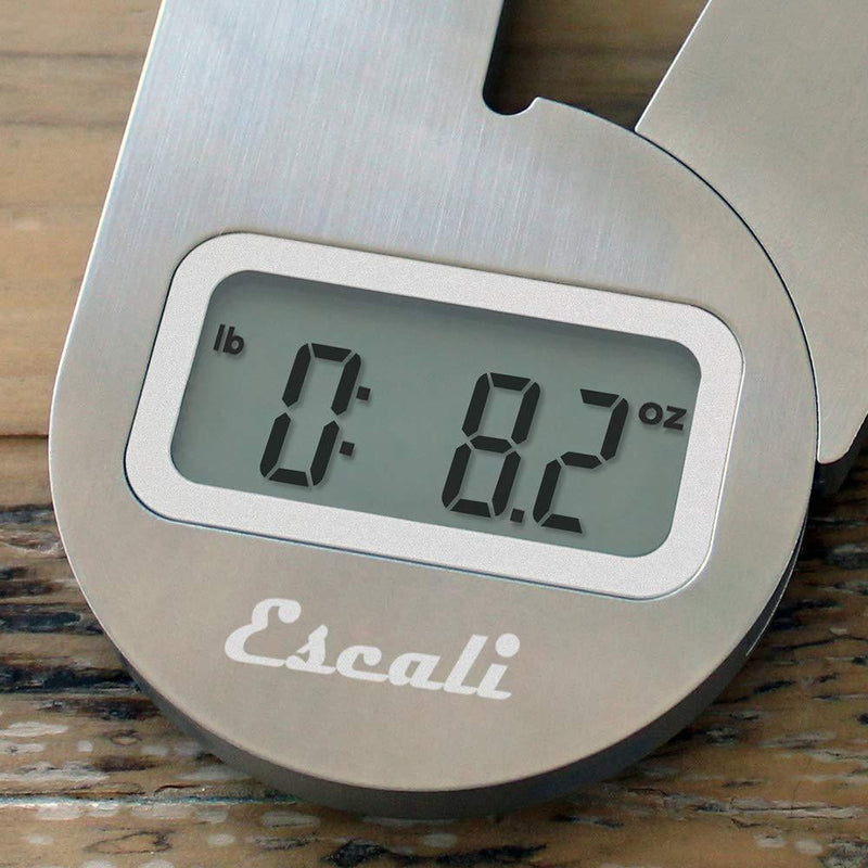 Escali F115 Compact Kitchen Scale, 11 lb/5 kg, Stainless Steel