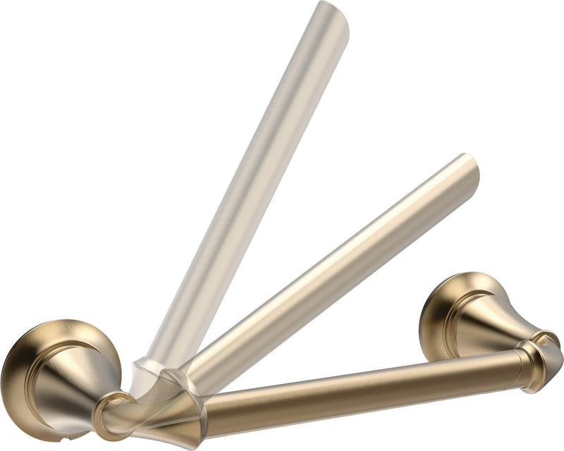 DELTA Linden Pivoting Toilet Paper Holder, Champagne Bronze, Bathroom Accessories, 79450-CZ