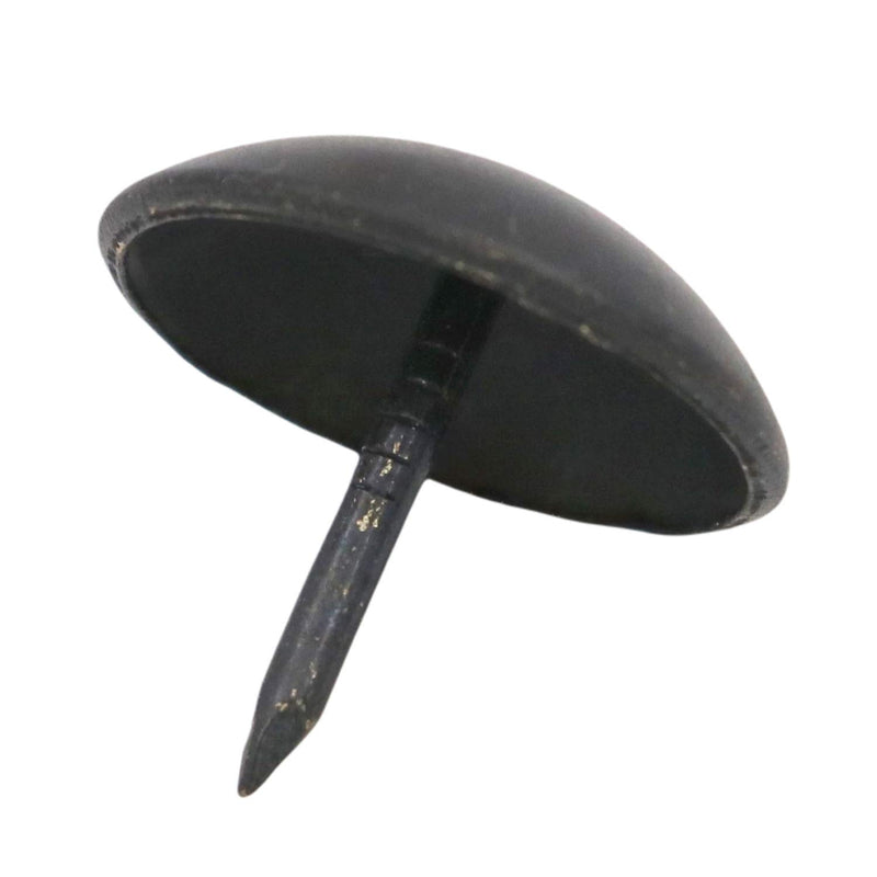 Wuuycoky Round Large-Headed Nail 19mm Diameter Head Color Black Pack of 40