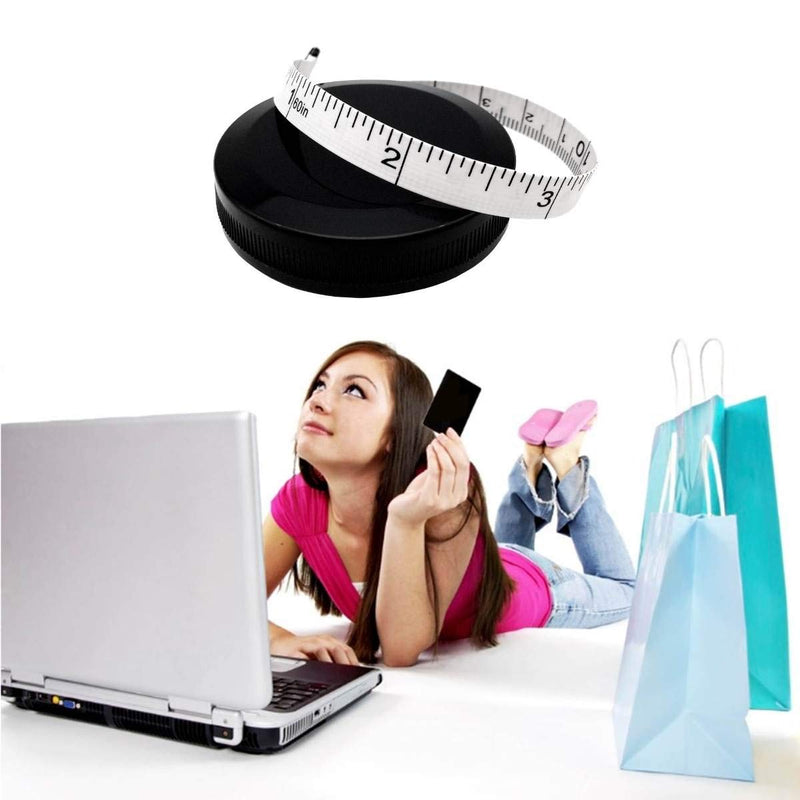Measuring Tape for Body 60 Inch 150cm Body Tape Measure Waist Measuring Tape Tailor Cloth Fabric Measurement Tape White Tape
