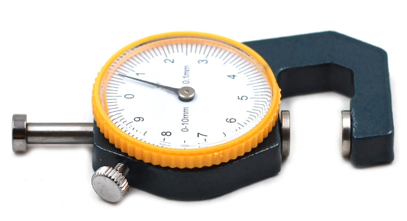 Driak 0-10mm dial Thickness Meter Gauge 0.1mm Depth Tester for Paper Film Leather Thickness Measuring Tool