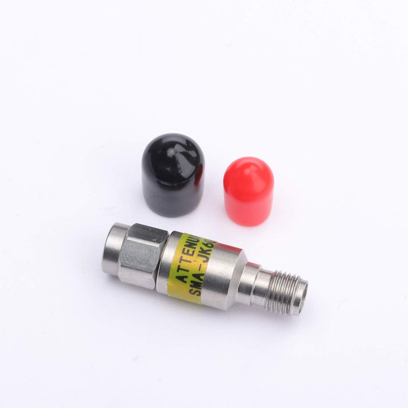 ZDTECH SMA Male to SMA Female Coaxial RF Attenuator,DC to 6.0GHz,50Ohm,2W,1-30dB Constant Attenuator(10dB) 10dB