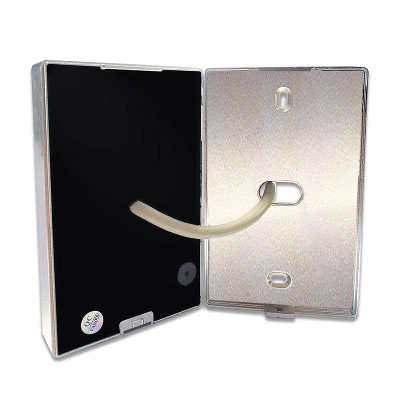 Security Door Access Control Keypad, ID Keypad with ID Key Fobs, Stand-Alone Keypad, Door Lock Keypad Controller, for Gate Opener, Entry Gate Keypad, Zinc Alloy Metal, Waterproof