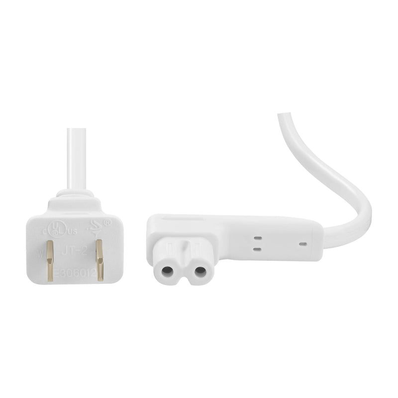 Vebner 3-Foot 2-Pack Power Cord Compatible with Sonos One, Sonos One SL, Sonos Play-1 Speakers - Power Plug Cable (Standard, White) Standard
