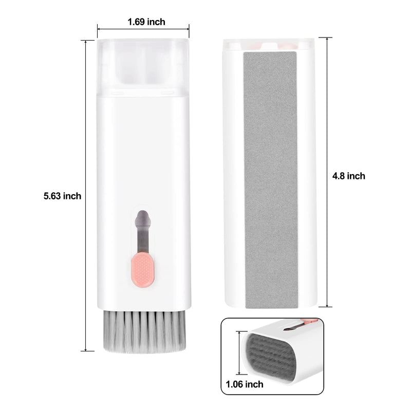 7-in-1 Electronic Cleaner Kit,Keyboard Cleaner,Laptop Cleaner Kit for Monitor, Cell Phone, Bluetooth,Headset, Lego, Airpods, Laptop Camera Lens (Pink) PINK
