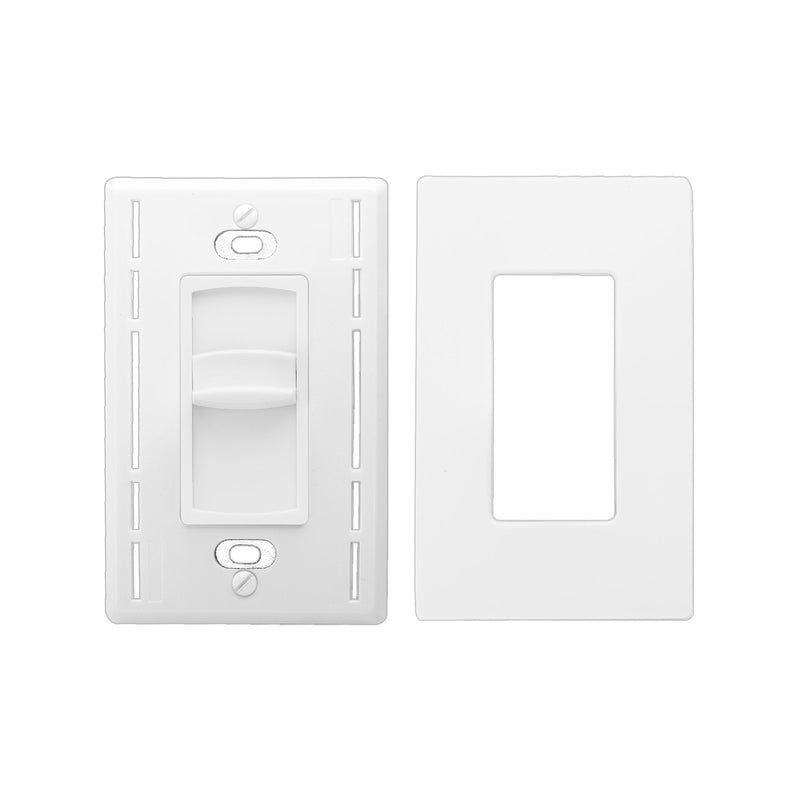 OSD 100W Sleek, Modern, Minimalist Design in Wall Volume Control, Slider White Impedance Matching SLS100