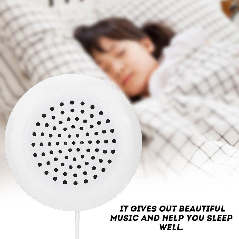 Pillow Speaker, 3.5mm Mini Pillow Speaker, Under Pillow Speaker for MP3 Phone Portable CD - White