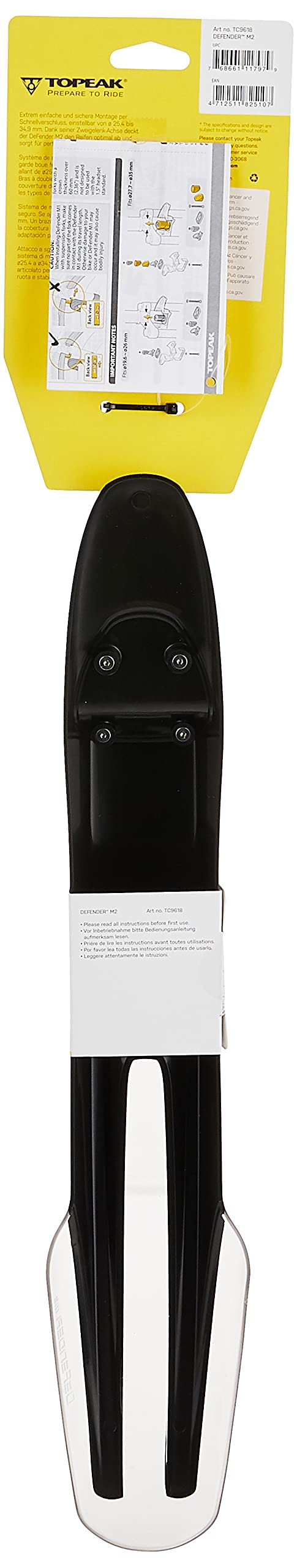 Topeak Defender M2 Mountain Bike Fender (Rear)