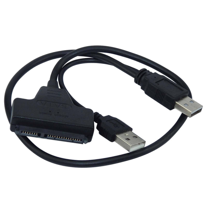 Adapter/Converter SATA 7+15 22 Pin to USB 2.0 Adapter Cable for 2.5 HDD Laptop Hard Disk Drive