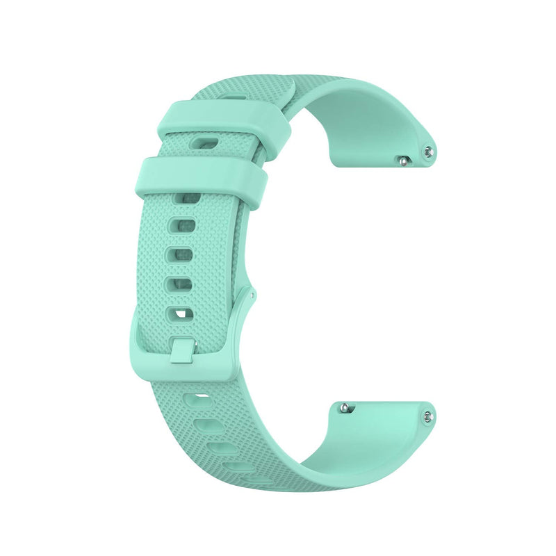 Anrir for Vivoactive 3 Watch Bands, 20mm Silicone Band for Garmin Forerunner 645/245 Music, Samsung Galaxy Watch 3 41mm/Galaxy Watch 42mm/Galaxy Watch Active 2 40mm/44mm Bands for Men Women-3Pack White+Rose Pink+Mint Green