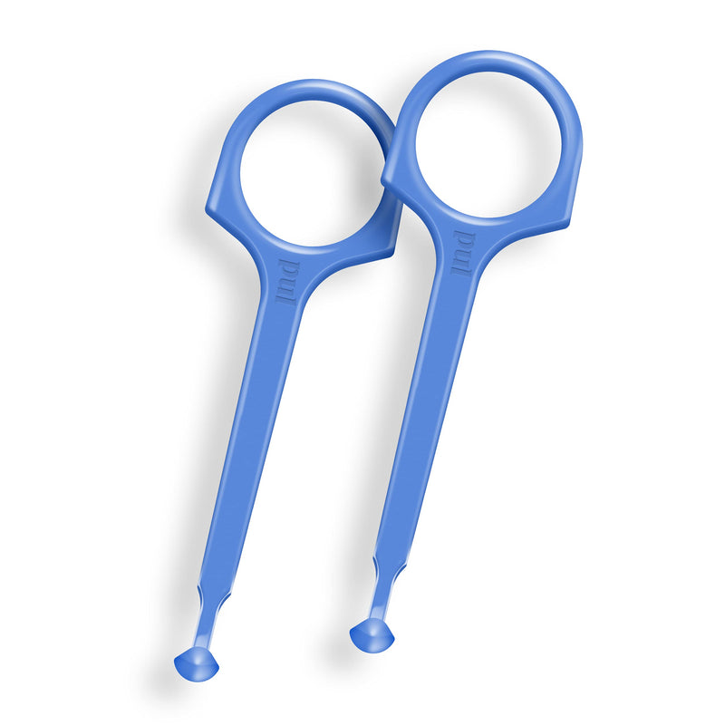 Clear Aligner Removal PUL Tool for Invisalign Removable Braces & Trays by The Pultool | Compatible with Removable Braces, Aligners, Retainers, & Dentures | Hygienic, Durable, Compact (2, Blue) 2 Pack