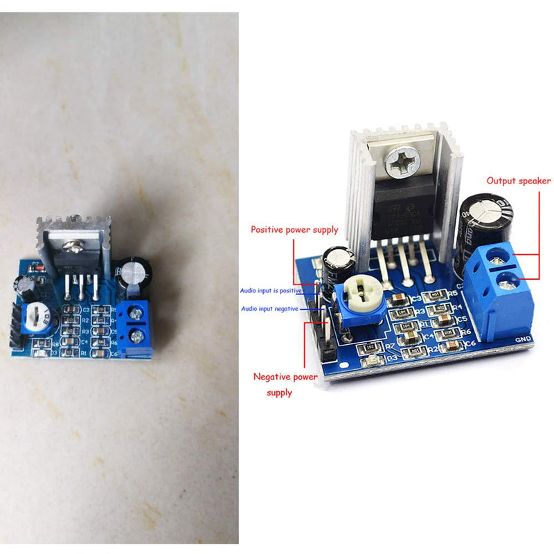 Ximimark 2Pcs TDA2030A Audio Amplifier Module Power Amplifier Board AMP 6ï½ž12V Mono 18W