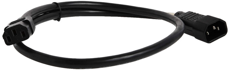 TRIPP LITE P005-003 Heavy Duty Power Extension Cord 15A 14AWG C14 to C13, 3-Feet Black 3 ft.