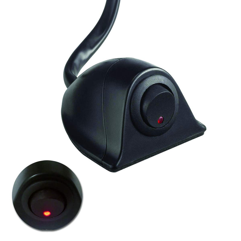 JIANFA Car DIY Switch Paste Type Rocker Switch OFF/ON universal DC12V switch for fog driving lights neon lights LED light bar etc. (Black) Black