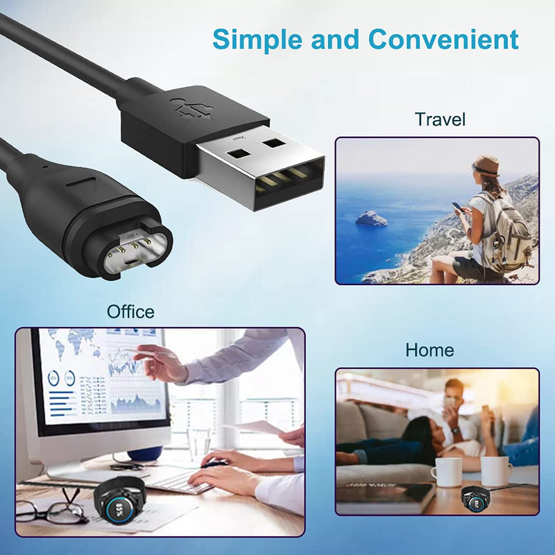 EXMRAT Compatible with Garmin Forerunner 245 Charger, Charging Cable for Garmin Forerunner 245 Smart Watch