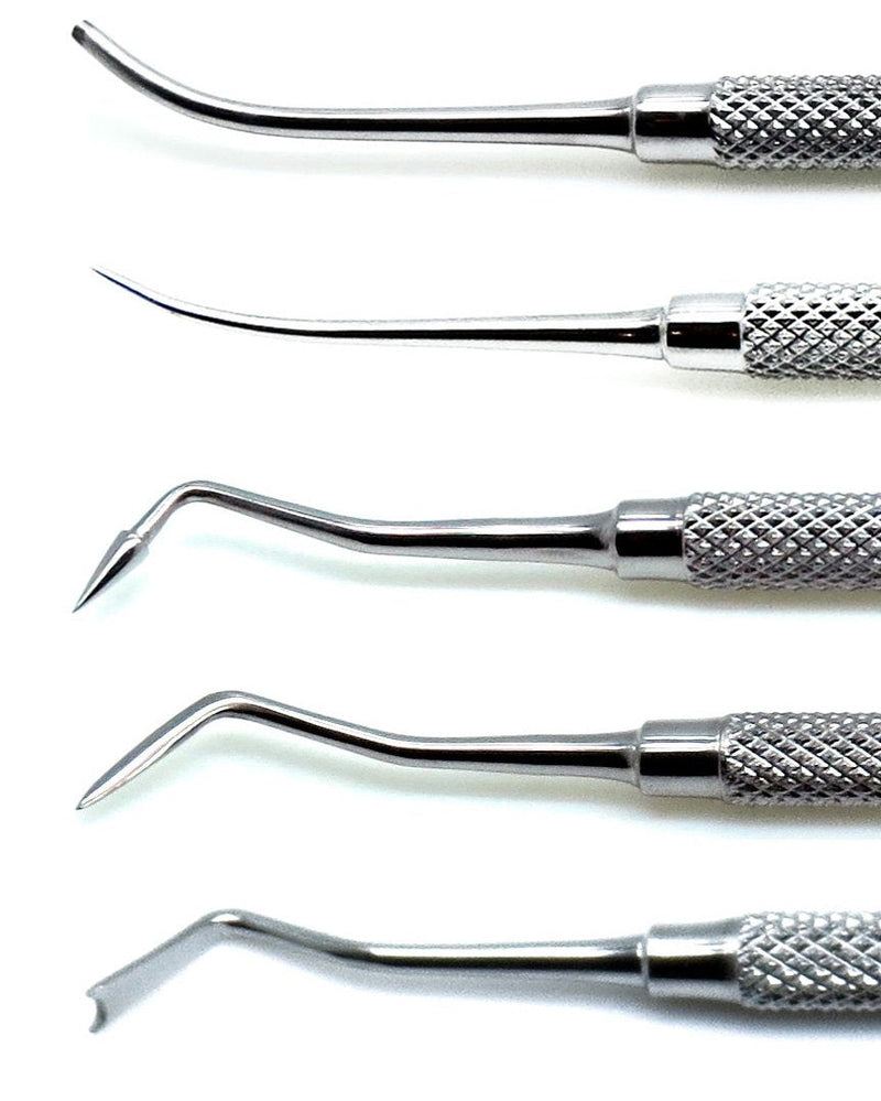 Dental Pk Thomas Wax Carvers P.K 1, 2, 3, 4, 5 Restorative Double Ended Waxing Modelling Instruments 5 Pieces Set