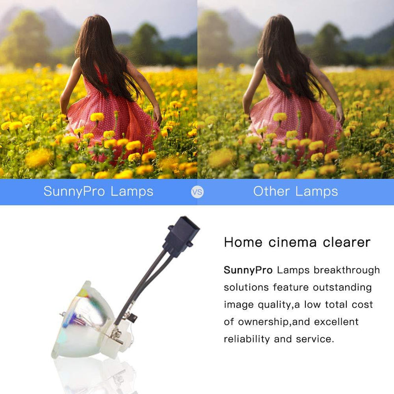 SunnyPro ELPLP85 / V13H010L85 Replacement Projector Bare Bulb Compatible with Epson PowerLite Home Cinema 3000 3100 3500 3600e 3700 3900, EH-TW6600 EH-TW6600W EH-TW6700 EH-TW6800