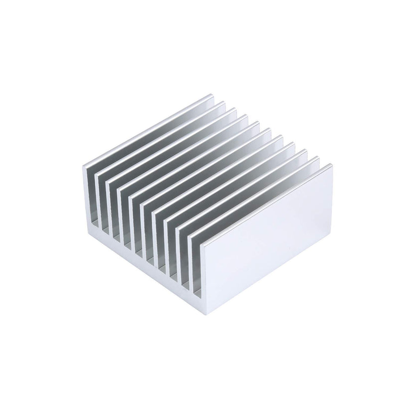 2Pcs Aluminum Heat Sink 40 x 40 x 20mm /1.57 x 1.57 x 0.79 inch Peltier Heatsinks Cooler for Cooling 3D Printers, TEC1-12706 Thermoelectric Peltier Cooler, Chipset CPU LED Power A 2Pcs