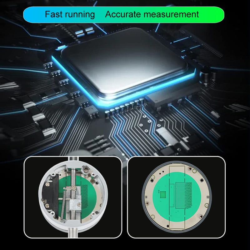 Oudtinx Electronic Digital Dial Indicator Gage Gauge Inch/Metric Conversion 0-1 Inch/25.4 mm 0.00005 Inch/0.001mm 0-1 Inch/25.4 mm 0.001mm