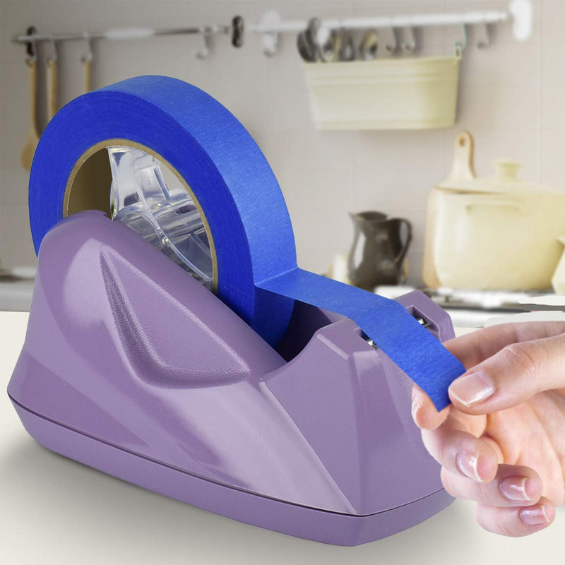 Acrimet Premium Desktop Tape Dispenser Jumbo Non-Skid Base (Heavy Duty) (Purple Color)