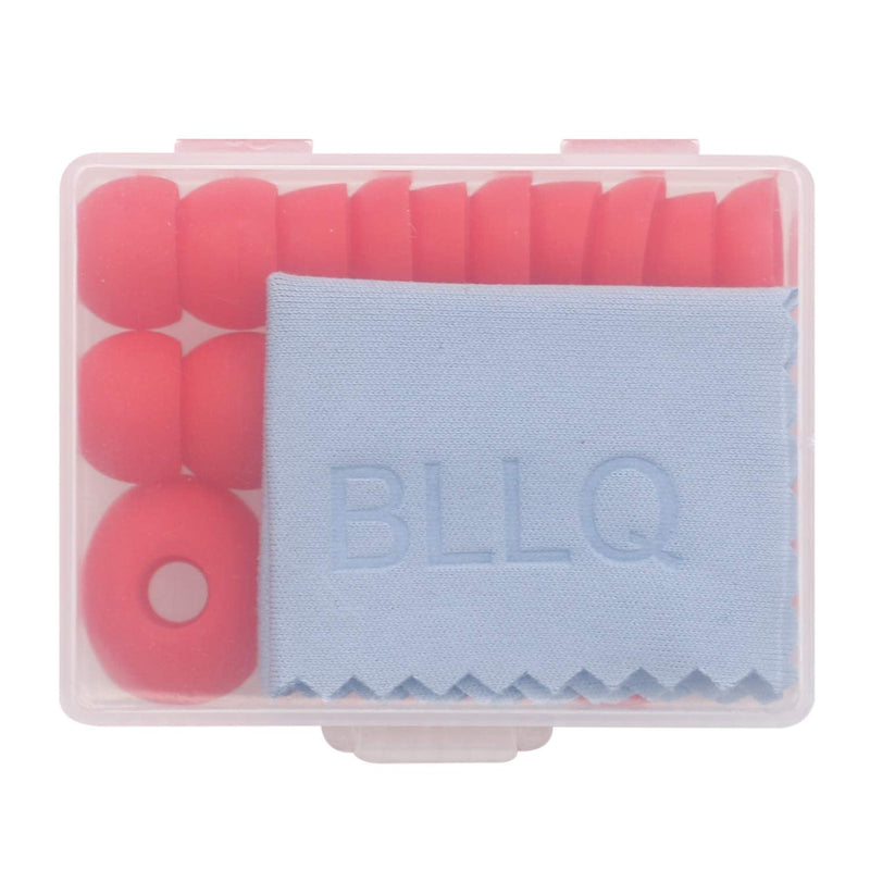 BLLQ Red Replacement Silicone Ear Tips Earbuds Buds for Powerbeats 3 Wireless Beats by dre Headphones, Eartips 16PCS 8 Pairs 4 Size Options for Powerbeats3 Red pbr16