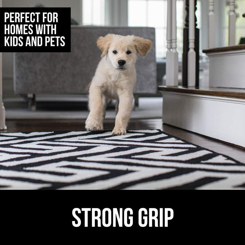 Gorilla Grip Original Extra Strong Rug Pad Gripper, Made in USA, Thick Slip and Skid Resistant Pads for Area Rugs on Hard Floors, Under Carpet Mat Cushion and Hardwood Floor Protection, 2x3 FT 2' x 3'