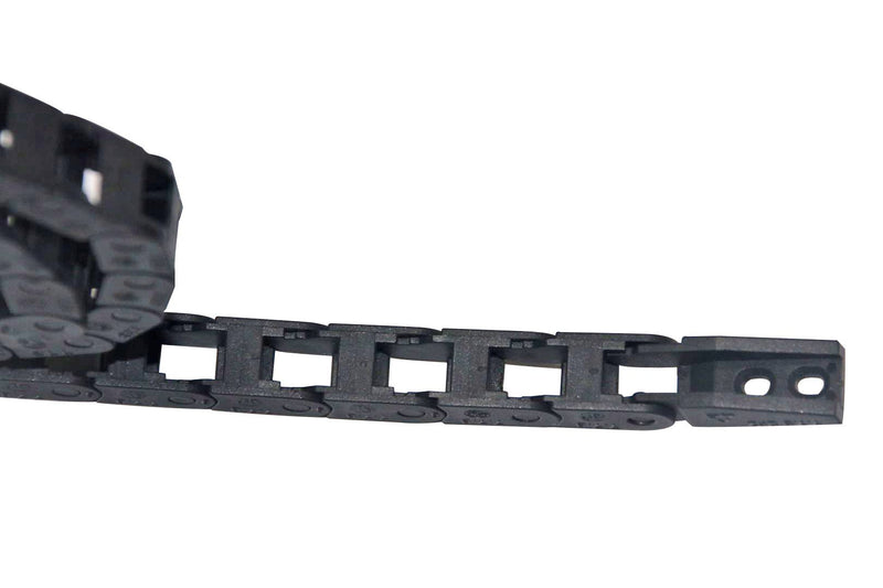 1m Black Plastic Drag Chain Cable Carrier for CNC Router Mill (7mm x 7mm) 7mm x 7mm