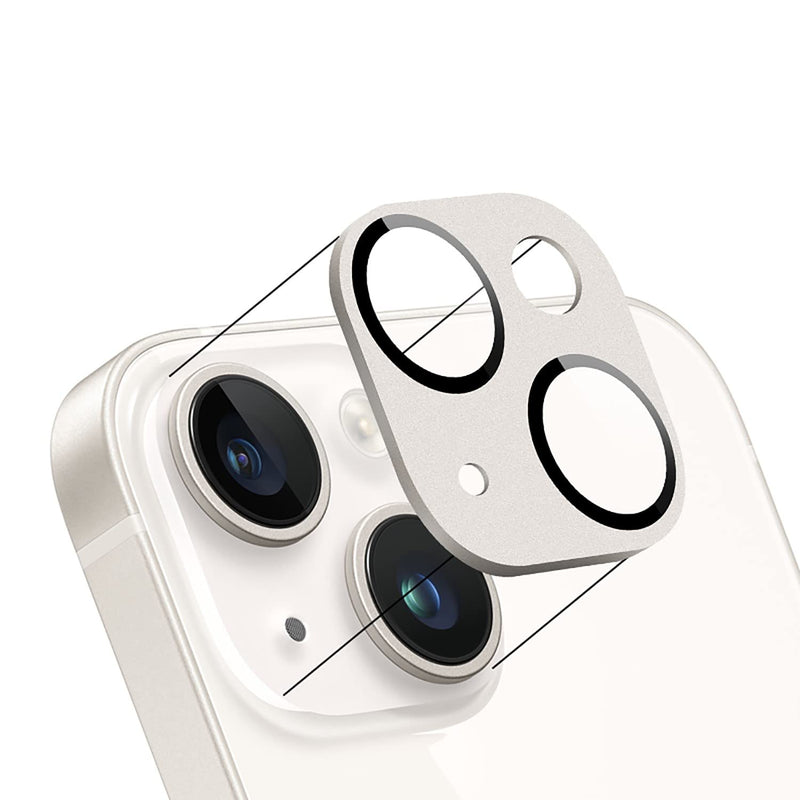 SaharaCase ZeroDamage FlexiGlass HD Camera Lens Protector [2-Pack] for Apple iPhone 14 & iPhone 14 Plus (2022) Anti-Scratch & Anti-Fingerprint Easy Installation (StarLight) StarLight