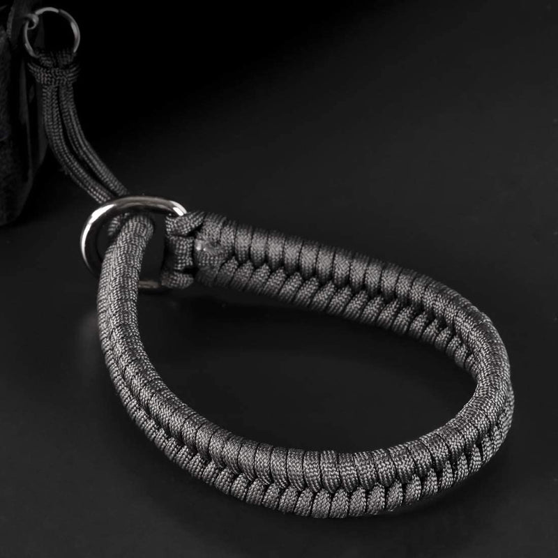 Camera Wrist Strap - Paracord High-end Camera Hand Strap Wrist Lanyard for DSLR or Mirrorless Camera Black