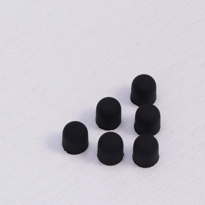 Hemobllo 15pcs Stylus Pen Tip Replacement Rubber Tips for Stylus Touch Pen Touchscreen Pen (Outer Diameter 6mm, Inner Diameter 3.6mm)