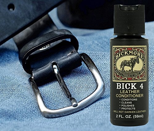 Bickmore Bick 4 Leather Conditioner 2oz - Best Since 1882 - Cleaner & Conditioner - Restore Polish & Protect All Smooth Finished Leathers 2 oz