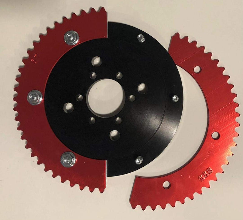 Split Aluminum Sprockets 35 Chain. Multiple sizes (53 Tooth) 53 Tooth