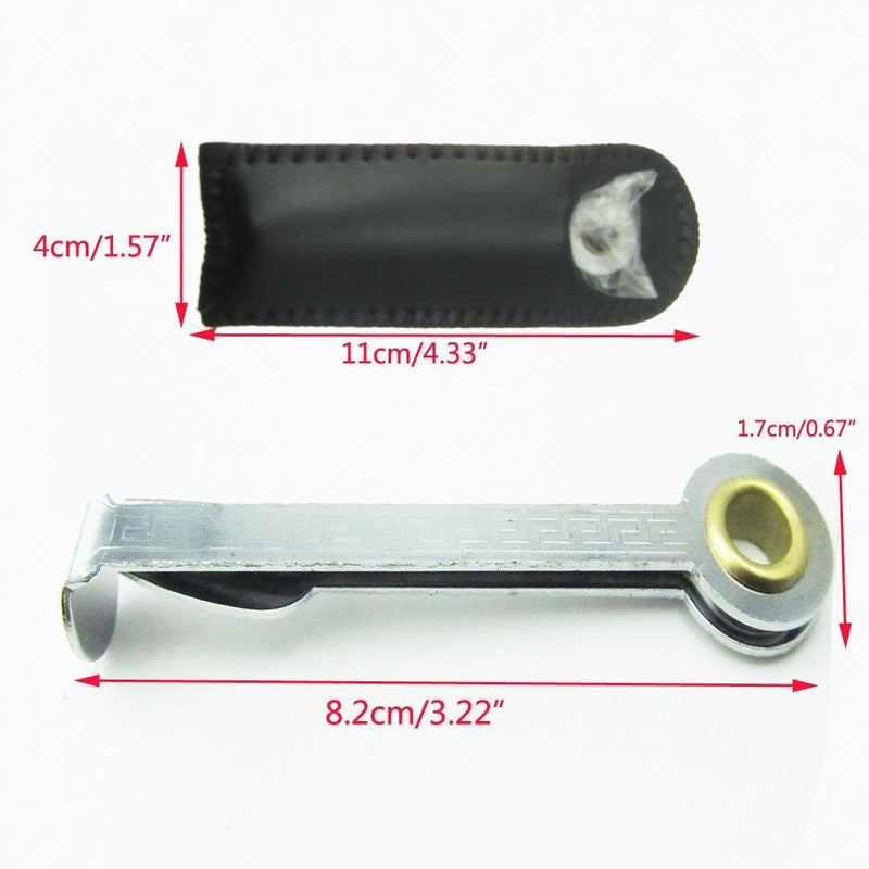 yueton Pack of 2 New Pocket or Pouch 3in1 Stainless Steel Catlinite Cleaner Cleaning Tool Reamers Tamper