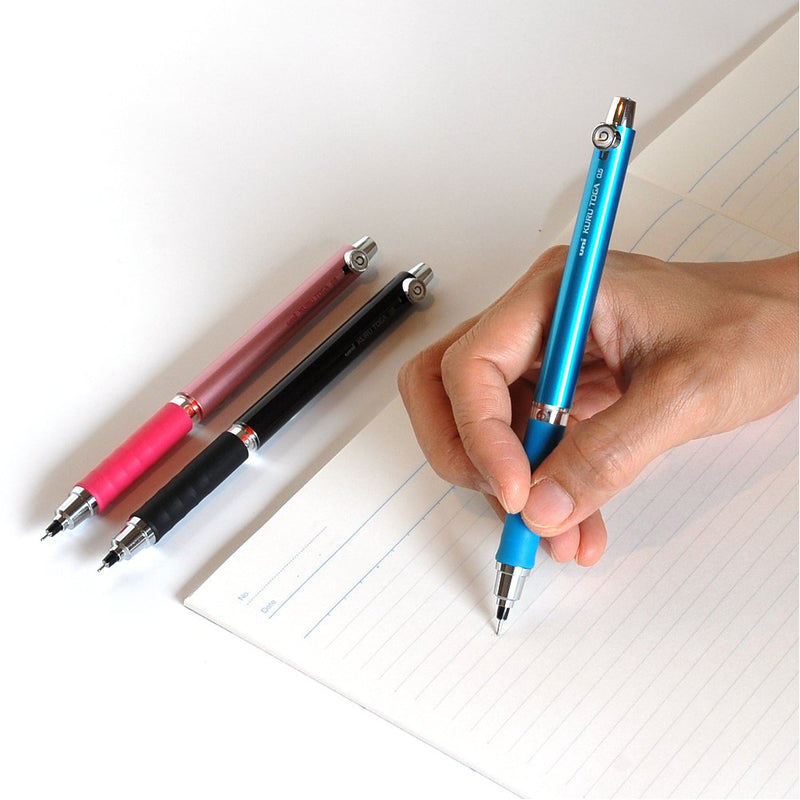 uni Mechanical Pencil, Kuru Toga Rubber Grip Model 0.5mm, Black (M56561P.24)
