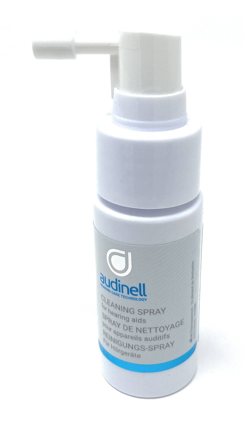 Audinell Hearing Aid Cleaning Kit | Starter Set | Incl. Wipes, Spray, Brush, Dry Cup, Desiccant | Accessories to Clean & Dehumidify Hearing Aids, Airpods, Earbuds, Earplugs, in-Ear Monitors (IEMs)