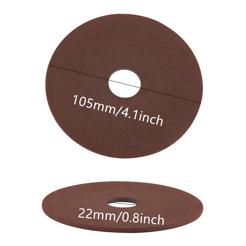 105mm x 22mm Grinding Wheel for Chain Sharpener, 3/8" 325 Pitch Chainsaw Pointed Brocade Grinding Wheel, Saw Chain Sharpener Accessories, Suitable for Cutting and Polishing Chain Edges