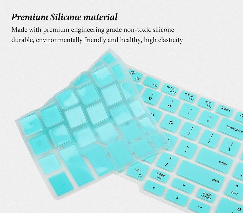 Keyboard Cover for Dell Latitude 5500 5501 5510 5511 15.6" and Dell Precision 3540 3541 15.6(with Point), Dell Latitude 5510 Cover -Mint Mint