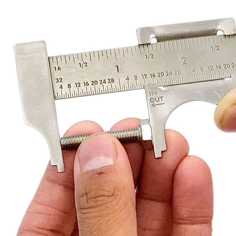 General Tools 729 Slide Caliper, 16th and 32nd Graduation, 0 to 4-Inch Range, Inside and Outside Measurement