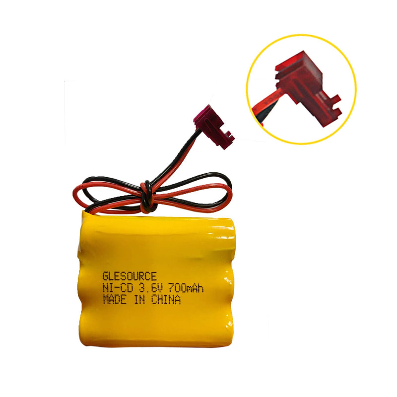 GLESOURCE 3.6V 700mAh Ni-CD Battery Pack Replacement for Sure-Lites 026-148 026148 Exit Sign Emergency Light SL-026148 SL-026-148 SL026148(2 Pack) 2PCS 3.6V 700mAh battery