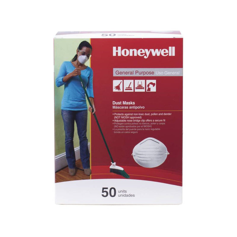 Honeywell Nuisance Disposable Dust Mask, Box of 50 (RWS-54001)