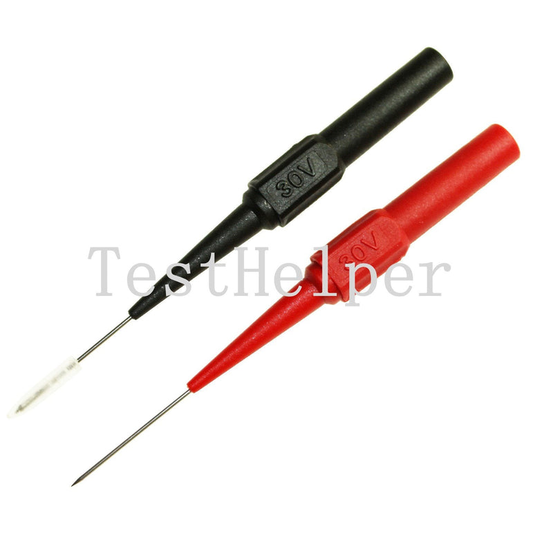 TestHelper TH-10-KIT Insulation 4mm Banana Test Lead Probe Clip Lantern Fork Tip Spring Crocodile Alligator Adaptor Multimeter Accessory Kit