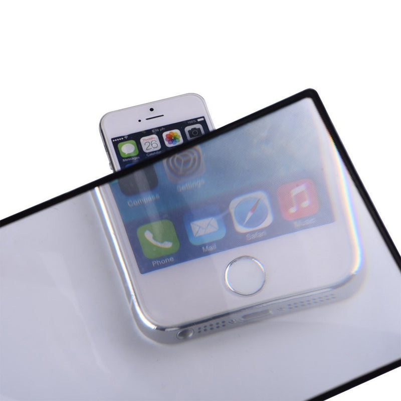 yueton 5pcs 3X Magnifying Lens Magnifier Fresnel Lens for Reading