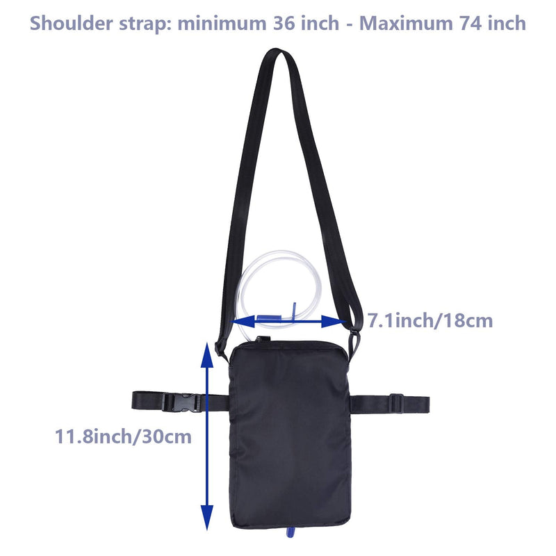 Urine Bag Cover, Foley Catheter Leg Bag Holder with Interior Securing Clasp, Urinary Drainage Bag Holder with Quick Release Buckle