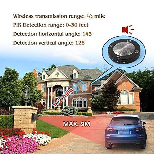 1/2 Mile Supplemental Driveway Alarm Solar Receiver (1 Receiver only) one receiver