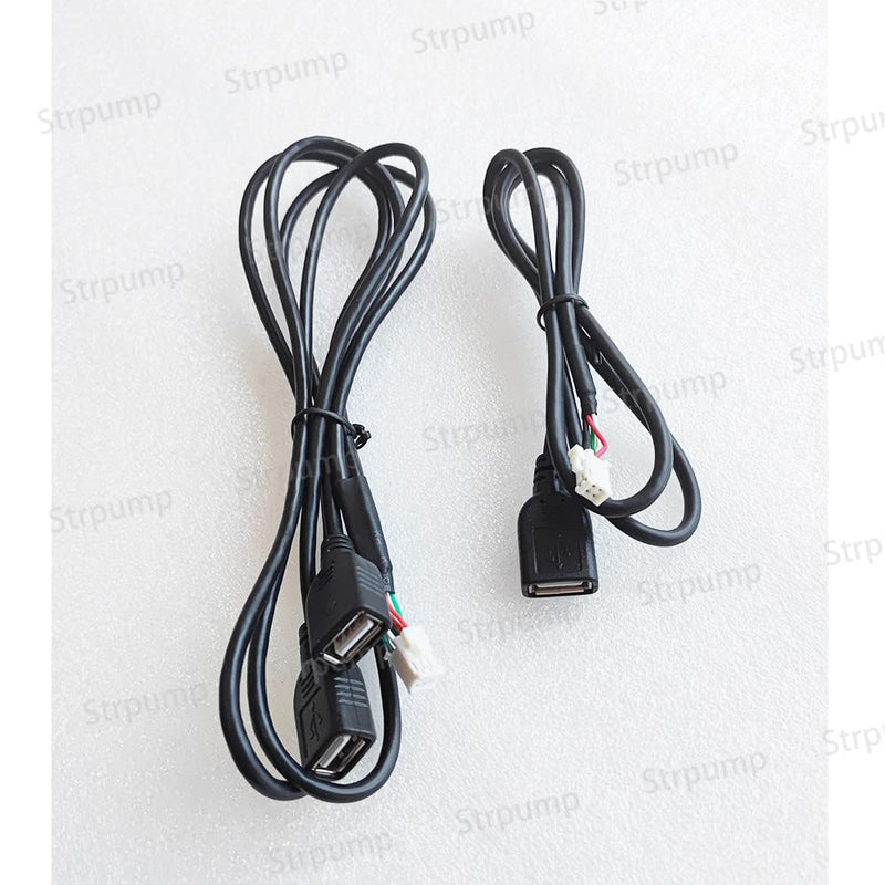 Strpump Android Car Radio Stereo 4PIN USB 6PIN/w 2USBs (3 USBs Port Total) Harness Adapter Plug Set GPS Head Unit for Aftermarket Android Radio with 16pin Power Socket 3USB Ports
