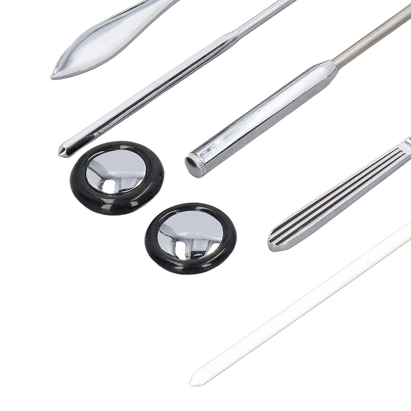 Neurological Reflex Hammer 5-Piece Neurological Hammer Set Made of Stainless Steel, Multifunctional Portable Reflex Hammer for Examining the Nervous System