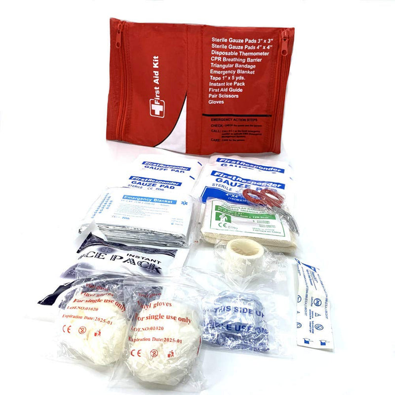 WNL Products FAK4100 2-in-1 Family First Aid Kit, Family and Home Emergency Medical Supplies Kit, 108 Pieces