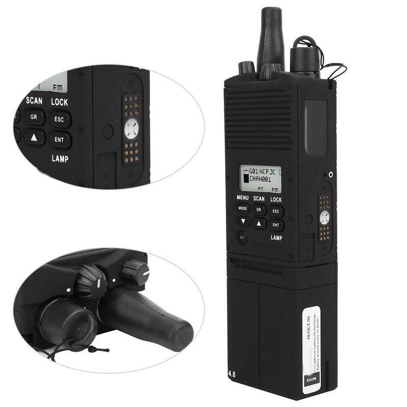 VBESTLIFE Walkie Talkie Model, Durable Plastic Dummy 2 Way Radio Case Cosplay Prop