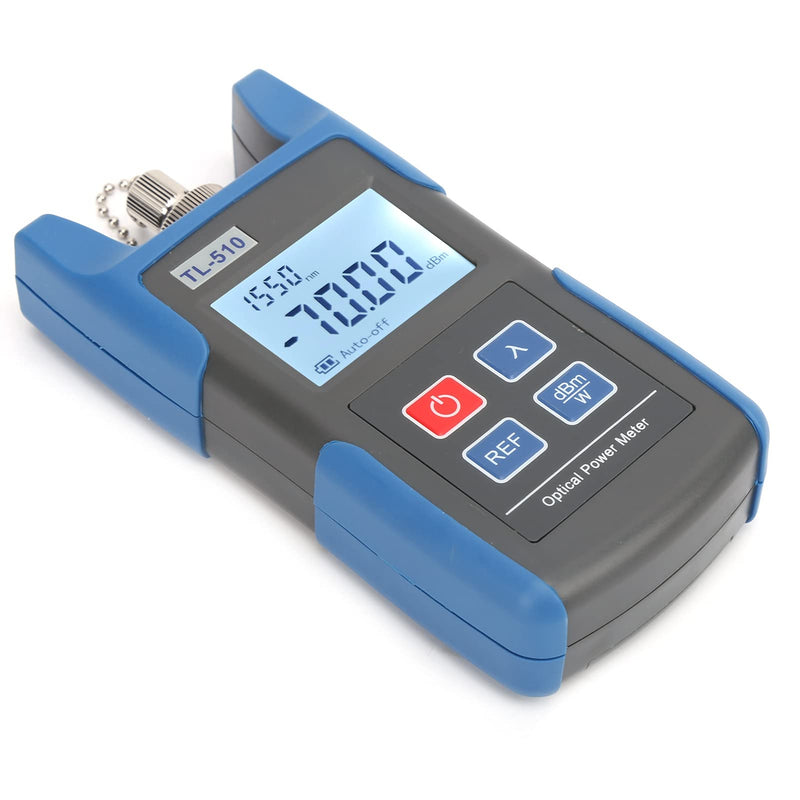 Fiber Optic Power Meter, Optical Power Meter Fiber Optic Cable Tester, -70-+10dbm Optical Power Meter Fiber Optical Cable Tester, Working Wavelength 850-1625nm
