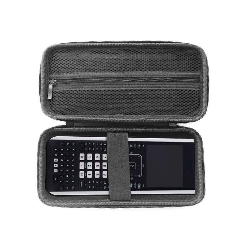 iplusmile Hard Graphing Calculator Carrying Case, Travel Storage Carrying Box Compatible with Texas Instrument TI- 84 Plus CE, TI- 83/ TI- 84 Plus, TI- 89, Zipped Pocket for USB Cables, Manual